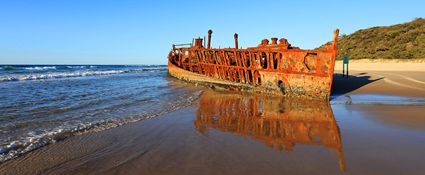 Maheno Shipwreck - fraser Island - QLD T (PB5D 00 51A1273)